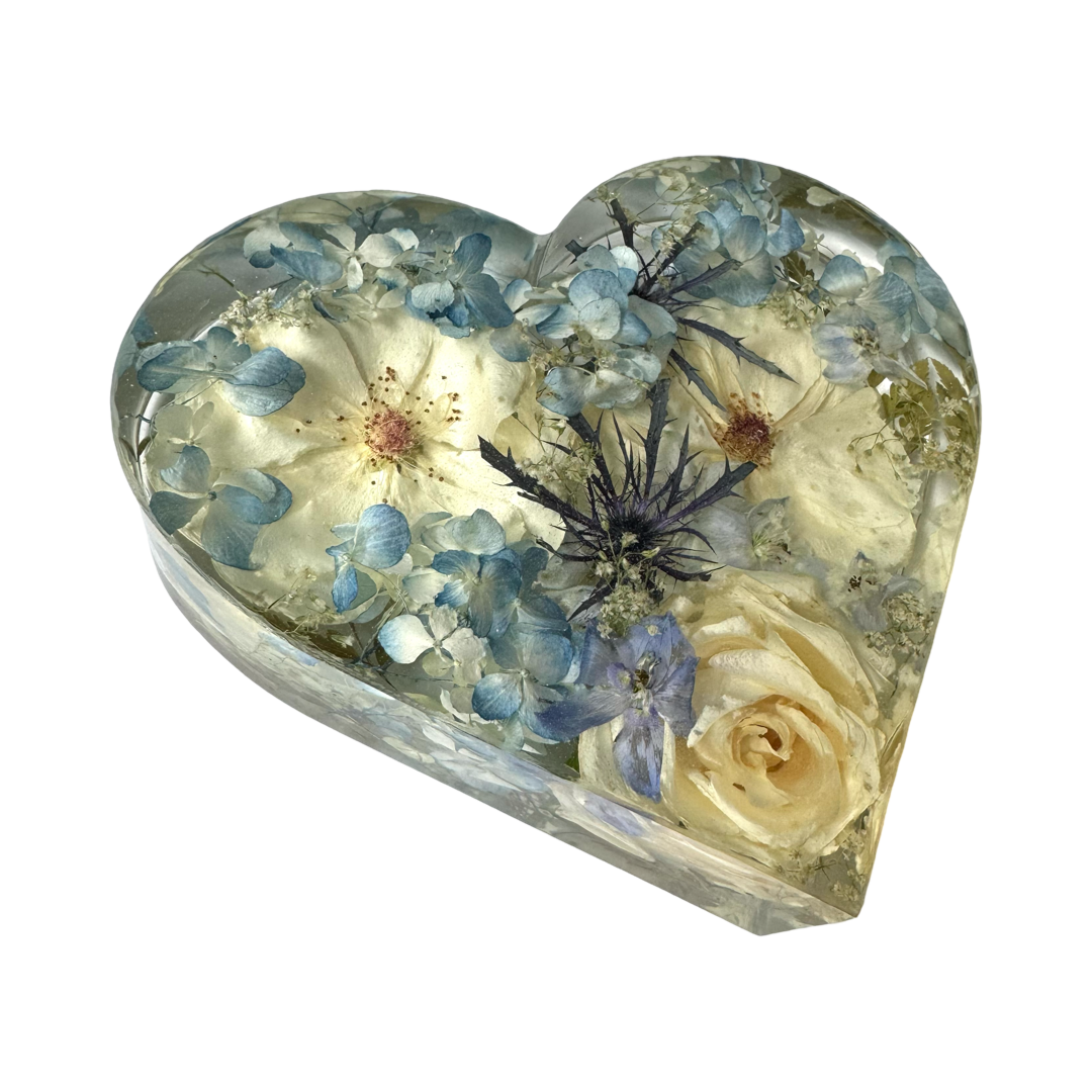 Custom 7" Resin Heart