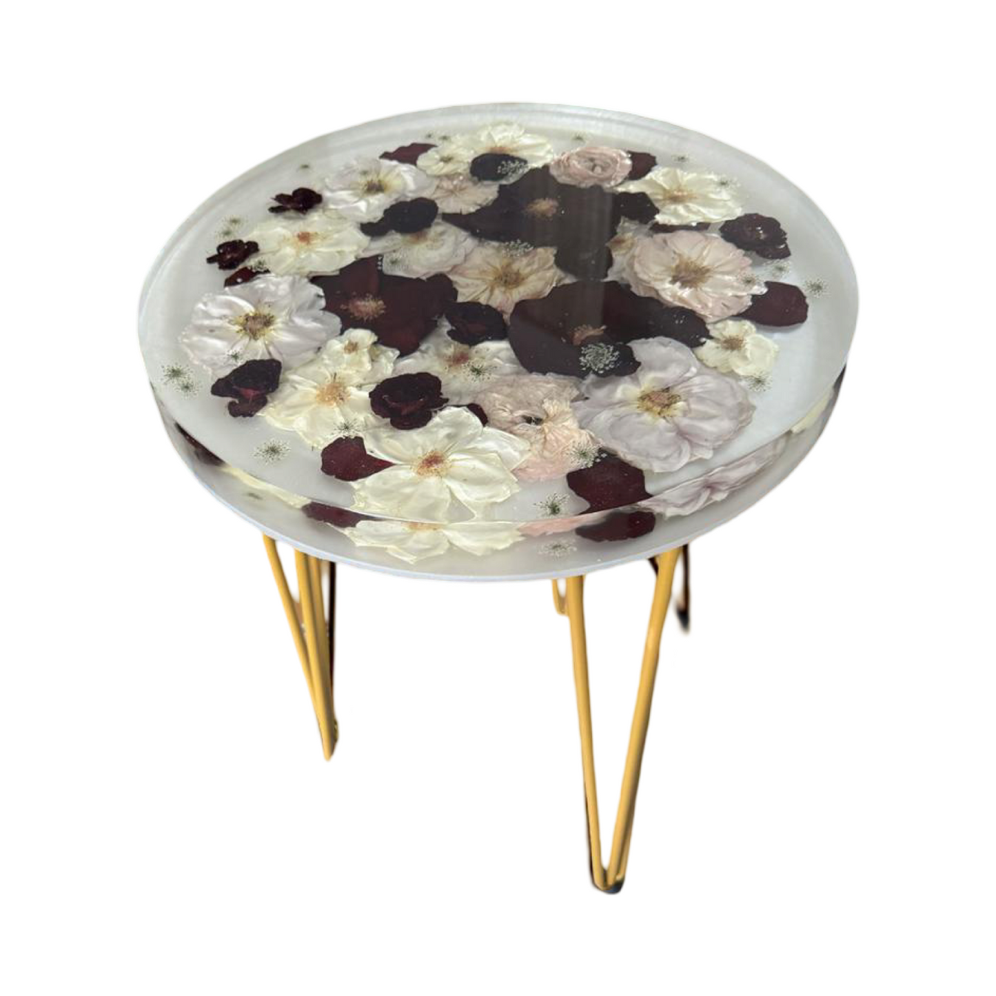 Custom Resin Side Table