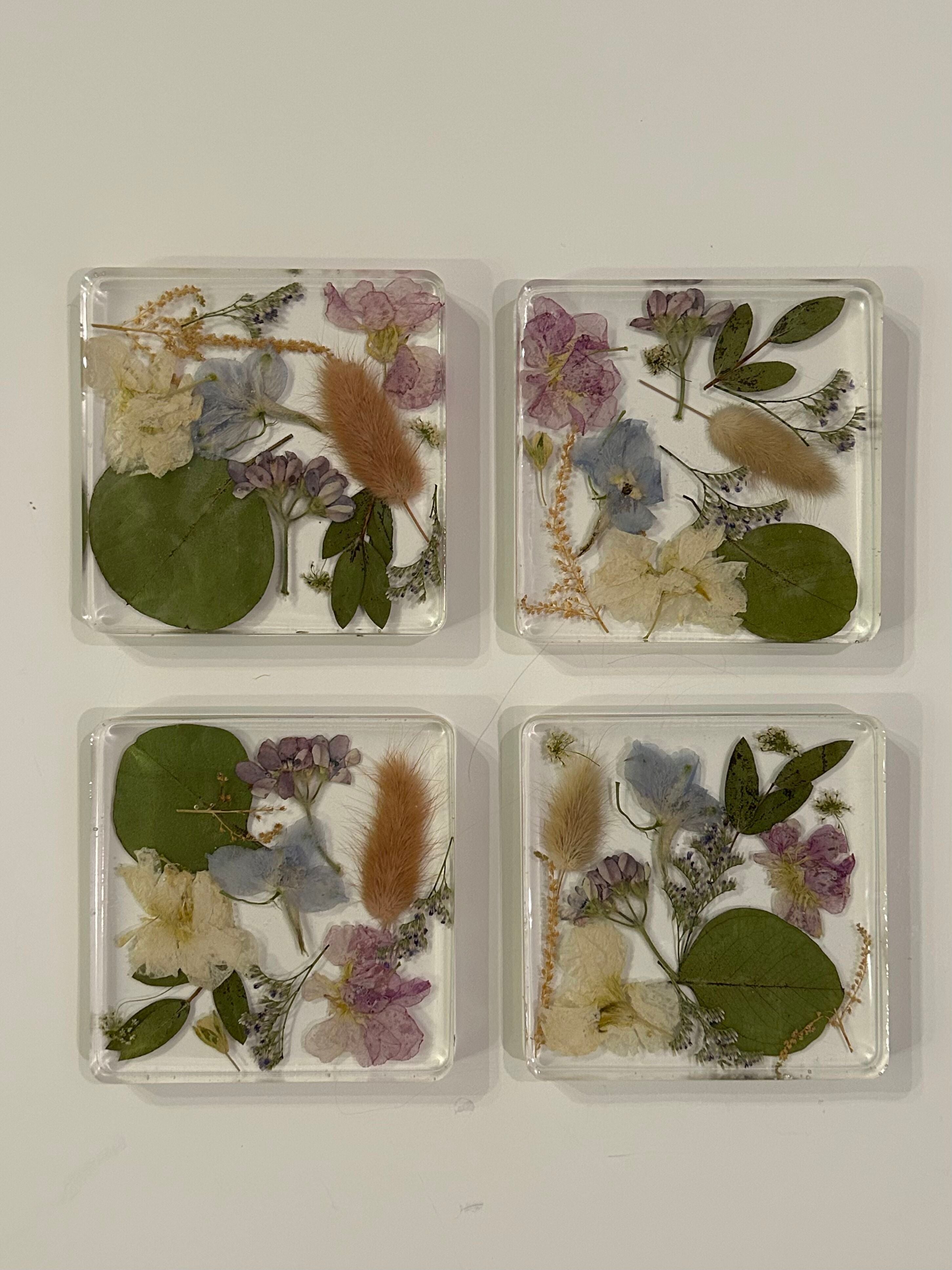 Floral Coasters (Set of 4)-Blessed And Pressed