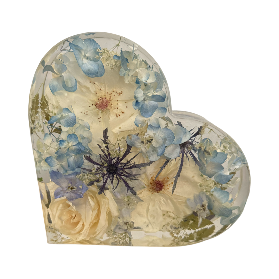 Custom 7" Resin Heart