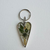 Blooming Heart Keychain-Blessed And Pressed