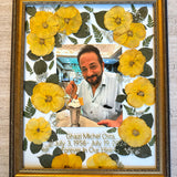 Photo Floral Frame-Blessed And Pressed
