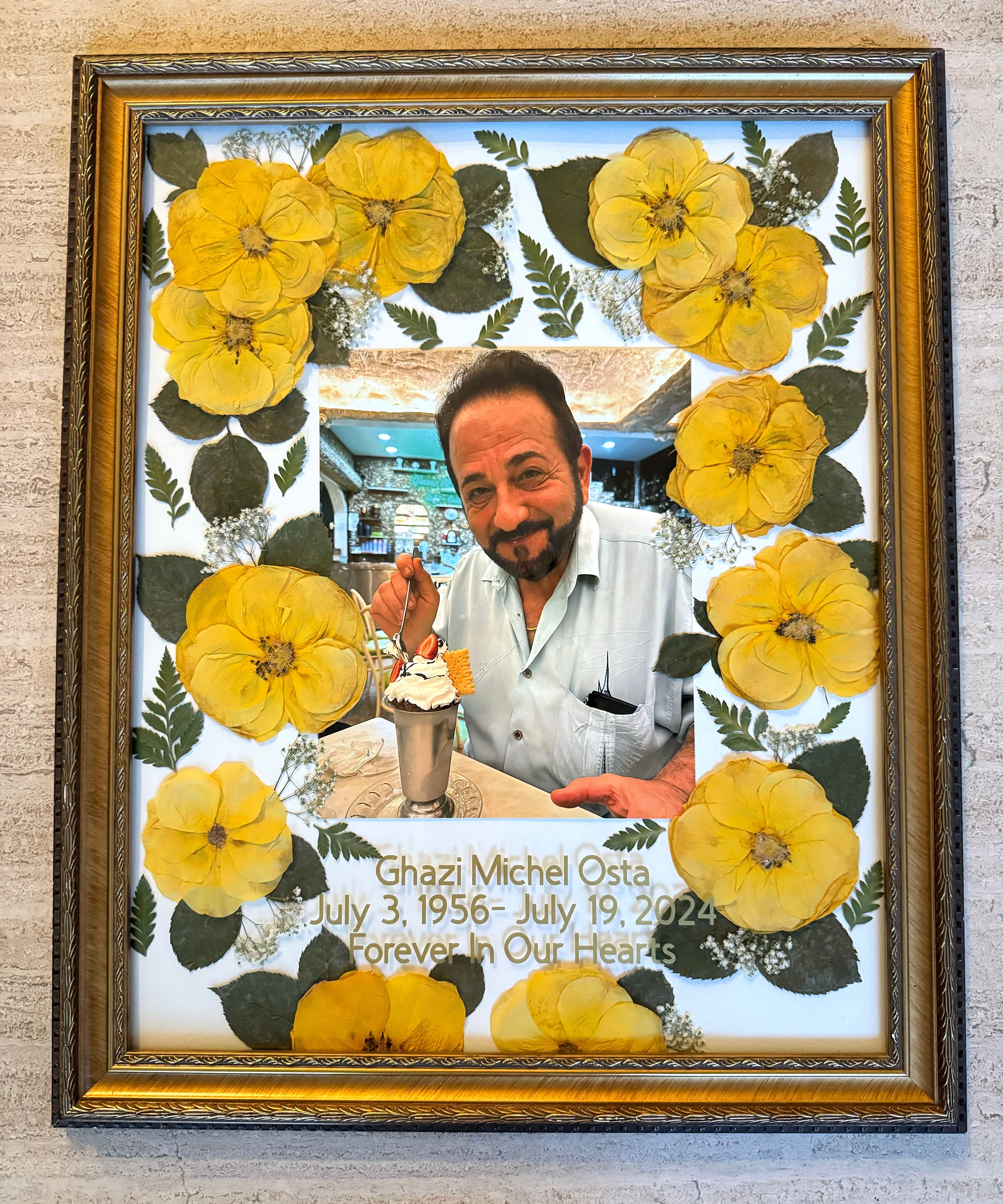 Photo Floral Frame-Blessed And Pressed