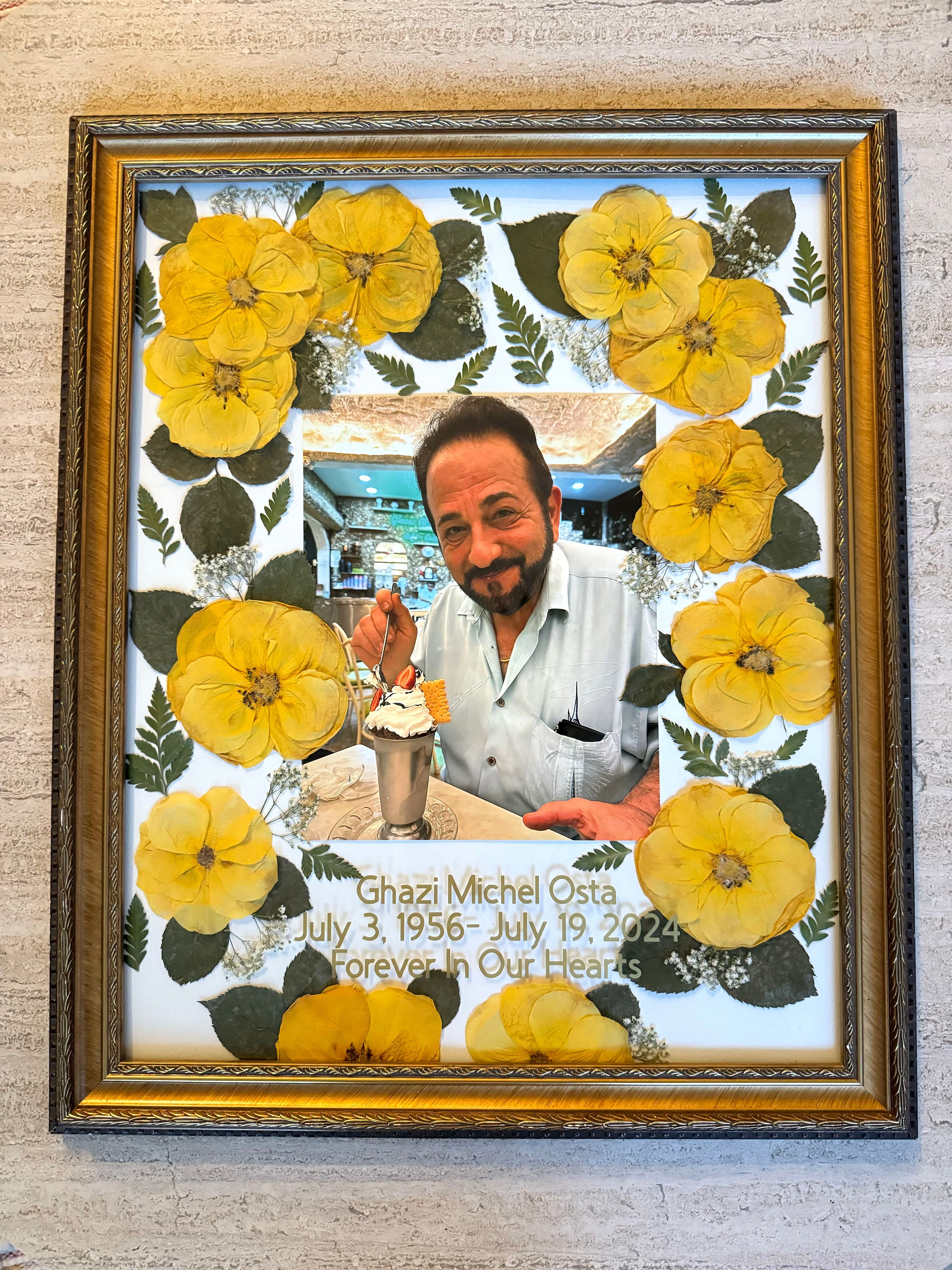 Photo Floral Frame-Blessed And Pressed
