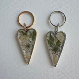 Blooming Heart Keychain-Blessed And Pressed