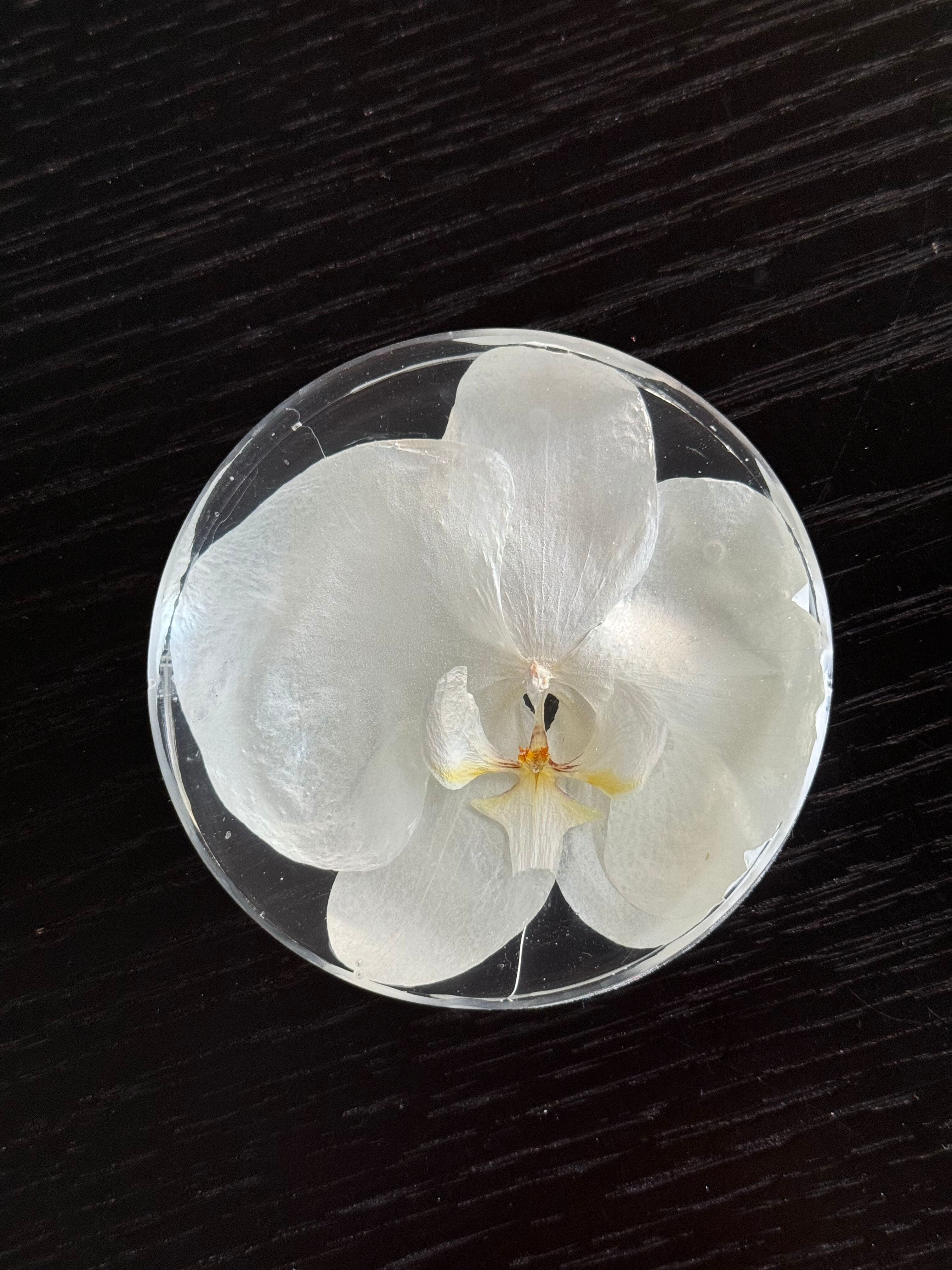 Floral Keepsake Round-Blessed And Pressed