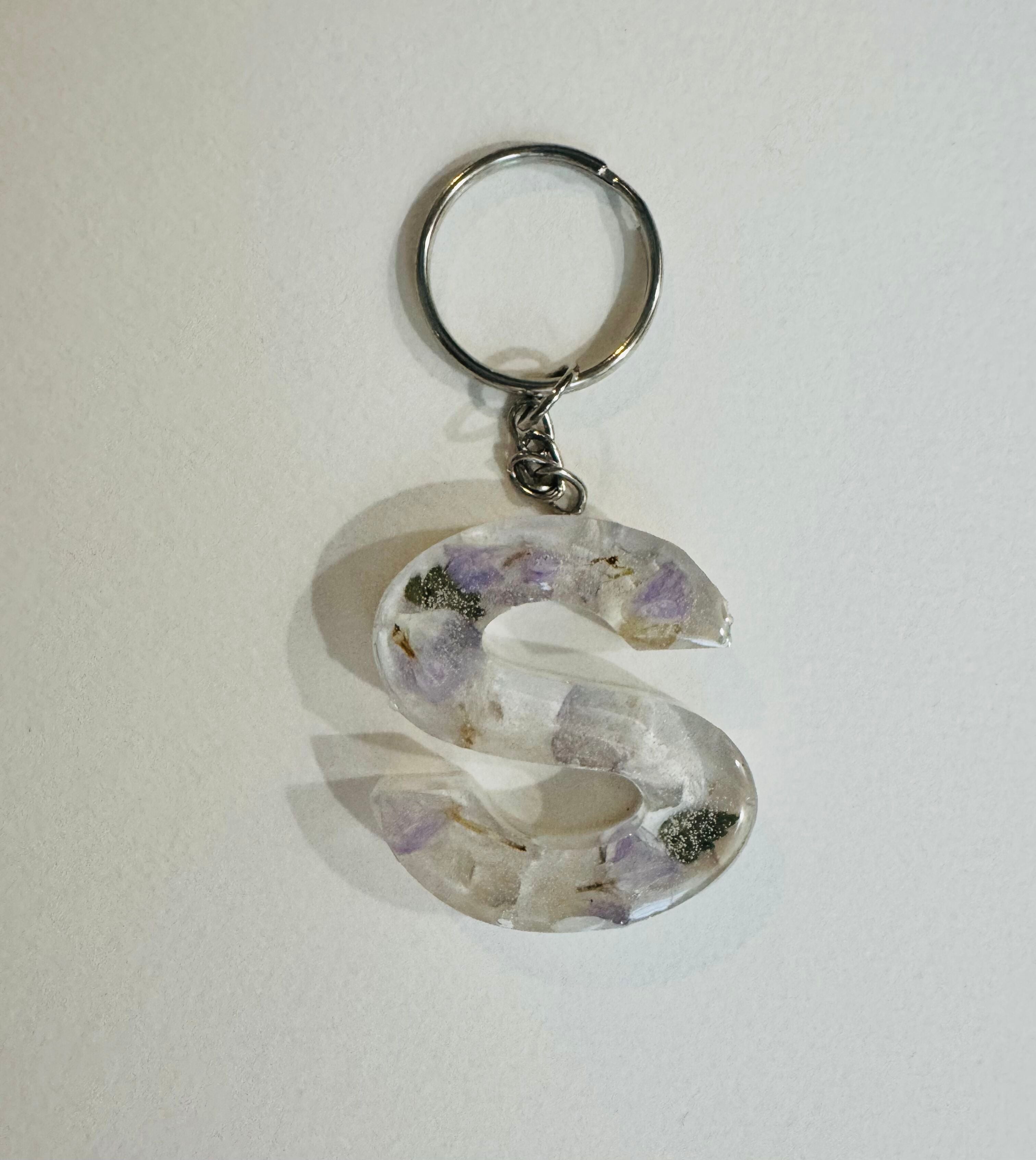 Monogram Keychain-Blessed And Pressed