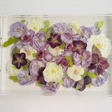 Acrylic Tray With Resin-Blessed And Pressed