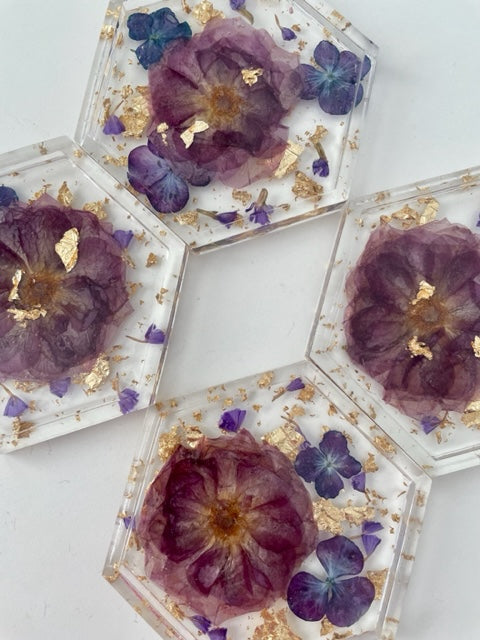 Coasters-Blessed & Pressed Floral Preservation